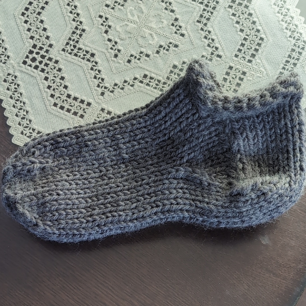 Men's Knit Wool Slippers